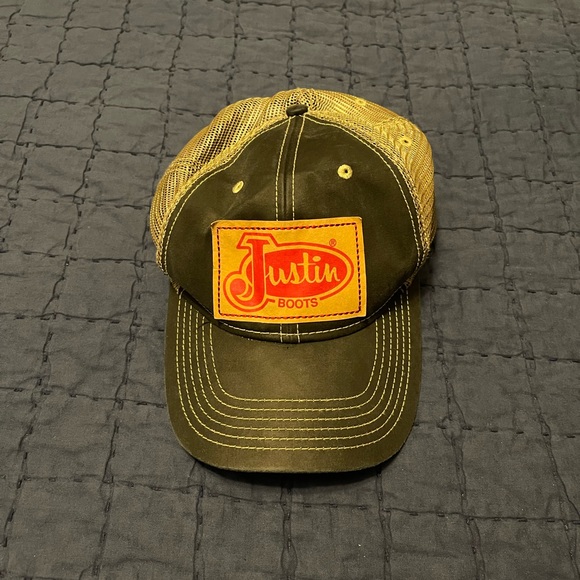Justin Boots Accessories Justin Boots Trucker Hat Adjustable Poshmark